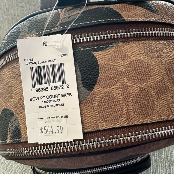 Coach Backpack with bow - Picture 3 of 4